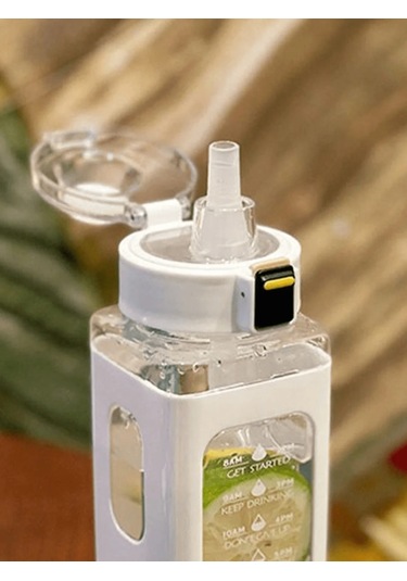 1 Adet Beyaz 700 Ml Spor Su Şişesi, Taşınabilir Damlatmaz Bardak. Dış Mekan, Whıte 0,9 L Whıte