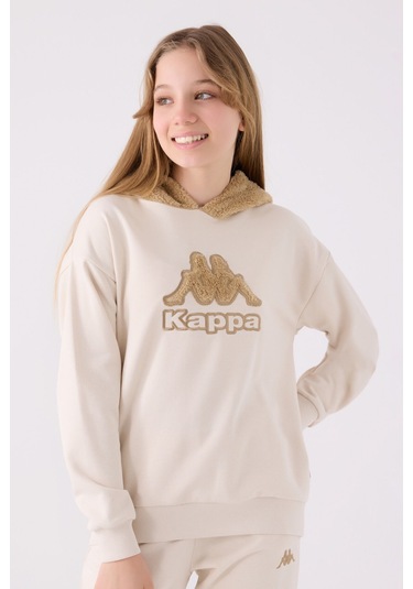 Kappa Kız Çocuk Krem Sweatshirt 5274-45398 Krem