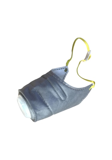 Homyl Ayarlanabilir Anti Sis Pet Köpek Ağız Maskesi Gri-l