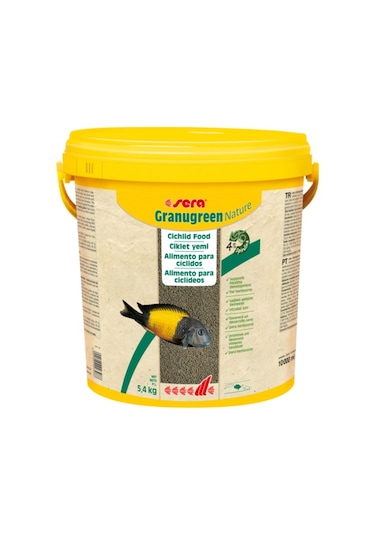 Sera Granugreen Nature - 10 Lt (5.4 Kg)