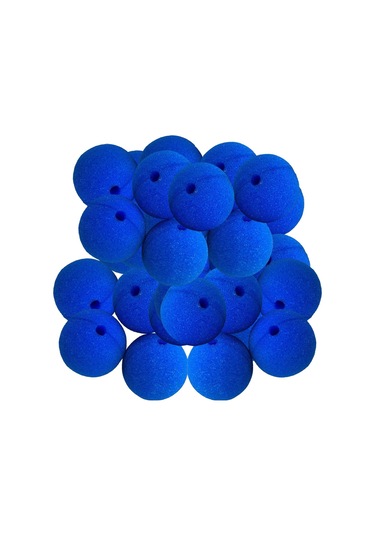 Suntek 50 Adet Palyaço Burun Kadınlar Için Erkekler 2 Mavi