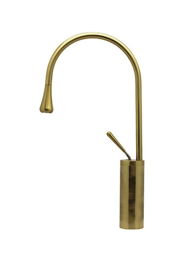 Damla Çanak Lavabo Bataryası Gold Mat 093001 Altın