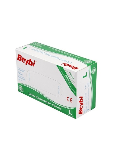 Beybi Muayene Eldiveni Pudralı Large 100'lü