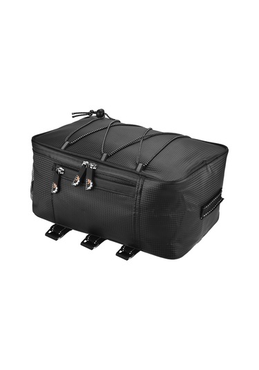 Youtek Siyah Bisiklet Raf Çantası - Pu + Köpük Malzeme, 31x20x15 Cm, 255 G Yüksek Dayanıklı Taşıma Çantası Siyah