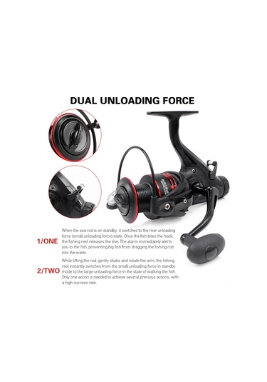 Teltree Coonor 4000 Model Çift Boşaltma Gücü Alüminyum Metal Başlı Dayanıklı Olta Makinesi