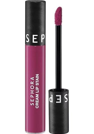 Sephora Cream Lip Stain Bulaşmayan Kadife Bitişli Ruj - Mat Likit Ruj - 90 Sunrise Pink 5 Ml 00