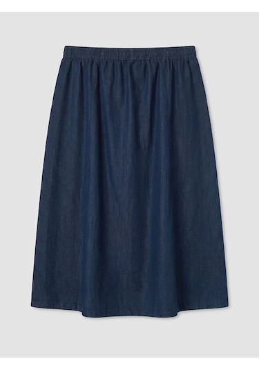 Lc Waikiki Siyah Beli Lastikli Kloş Jean Etek