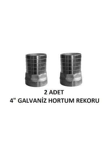 4" Galvaniz Hortum Rekoru 2 Adet