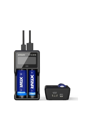 Xtar VC2S LCD Ekranlı Pil Şarj Cihazı