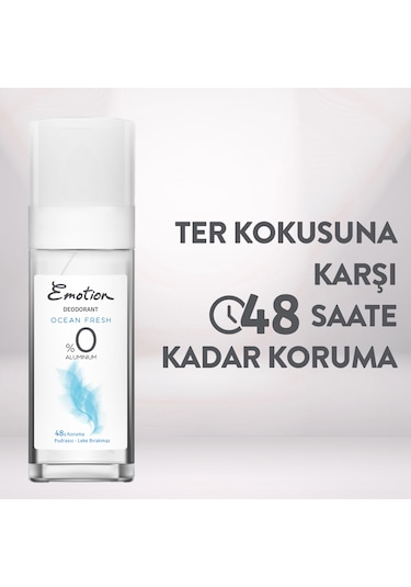 Emotion Ocean Fresh Pump Sprey Kadın Deodorant 6x100 Ml