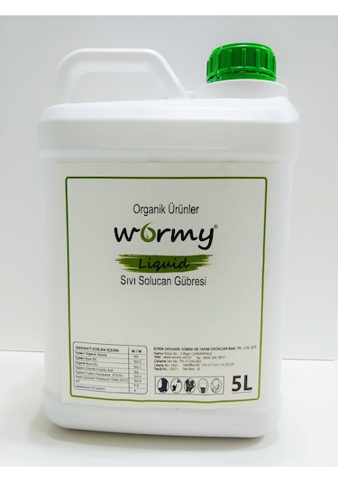 Wormy Tarım Bakanlığı Onaylı (Gerçek) Sıvı Solucan Gübresi