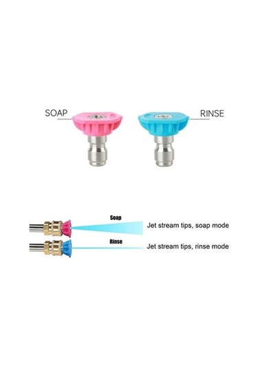 Lijinxu Magideal 2-1/4 " 2.5 Gpm Sabun Ve Durulama Nozulu 2 Adet