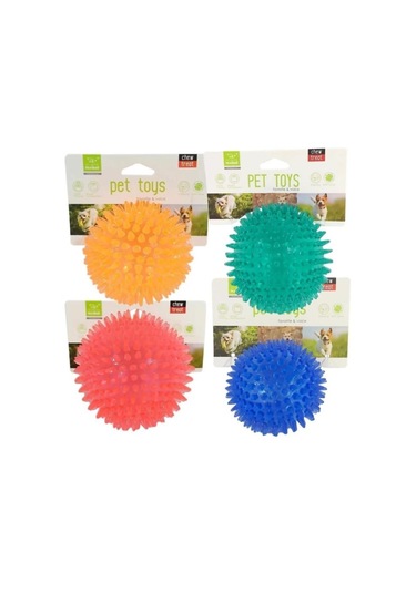 Nunbell Suda Batmaz Termoplastik Kirpi Top Köpek Oyuncağı 6,5 Cm 1 Adet