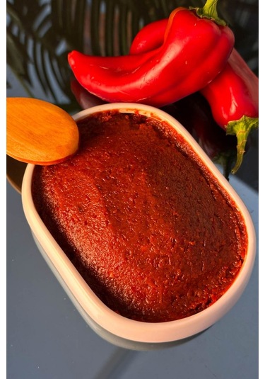 Antep Acı Biber Salçası Güneş Kurusu Acı Biber Salçası 1000 Gr