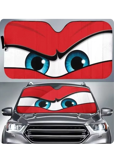 Goldenqian Moda Araba Ön Pencere Siperliği 70x130 Cm Güneşlik Güneş Koruyucu Perde Güneş Şemsiyeleri Reflektör Anti Uv Koruyucu Nazar 18