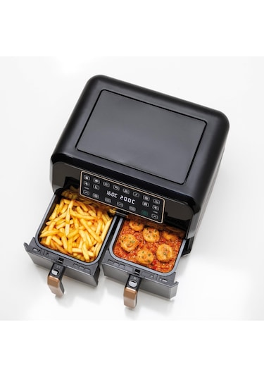 Kenwood HFP70.000BK Dual Air Fryer BK Copper