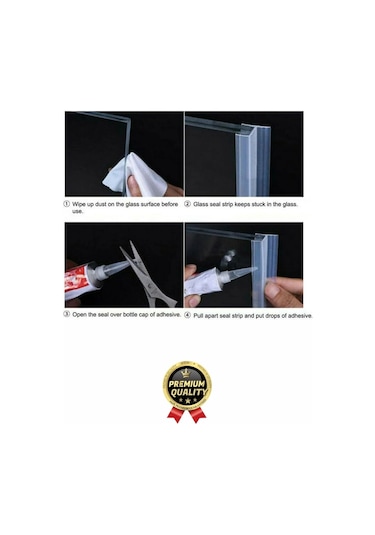 Çok Amaçlı Su Soğuk Geçirmez Kapı Pencere Cam Duşakabin Yalıtım Silikon Kenar Koruyucu 1.2 Cm X 1 Mt Diğer