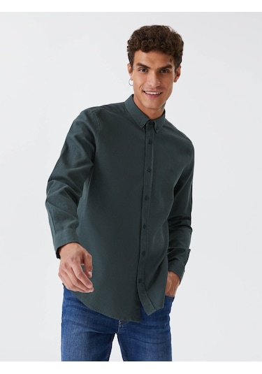 Loft Erkek Gömlek Haki Lf2030872 25kp69000018 P69195 Haki