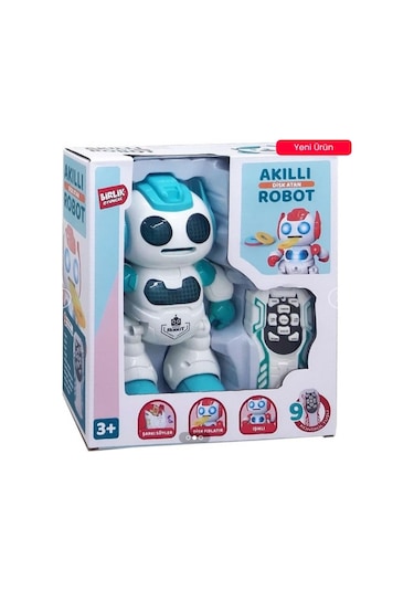 Programlanabilir Disk Atan Mavi Akıllı Robot