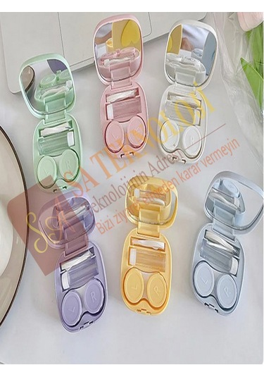 Lionsa Lens Kutusu Ve Takma Aparatı Seti Aynalı Kalpli-beyaz