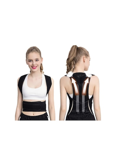 Unisex Kamburluk Önleyici Dik Duruş Skolyoz Korsesi Aparatı
