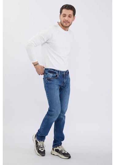 Erkek Jean Pantolon Mavi