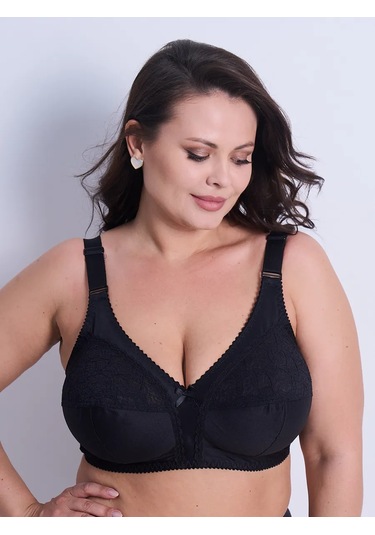 Lavandına Büyük Göğüsler İçin Balensiz Sütyen 323656157 Siyah