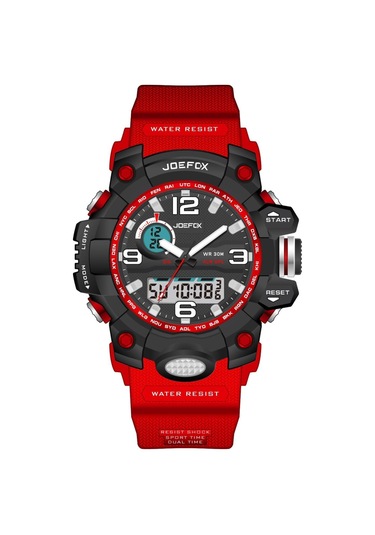 JO.G.S04 Kücük Kasa Digital&analog Kronmetre+takvim+alrm+aydınlatma 8-15 Yaş Arası Çocuk Saati