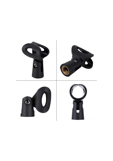 Yaleker Mikrofon İçin Çok Amaçlı Katlanabilir Mini Tripod Stant + Sabitleyici Klip - Toplantılar, Konferanslar Ve Konuşmalar İçin