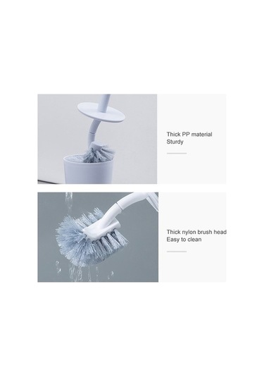 Tongxida Bosphorusboutique Yumuşak Tuvalet Temizleme Seti Saplı Fırça Fırça Tn/ Diğer