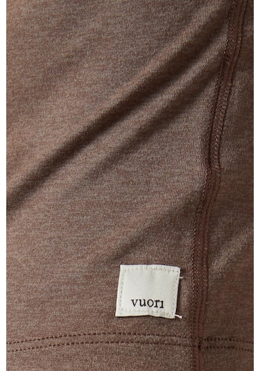 Vuori Dreamknit Halo Bebek Tişörtü, Yumuşak & Çok Yönlü, Çevre Dostu Kahverengi