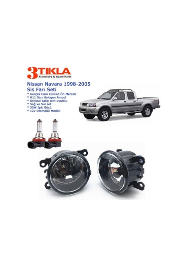 Nissan Navara 1998-2005 Sis Farı Set Oem: 8200074008
