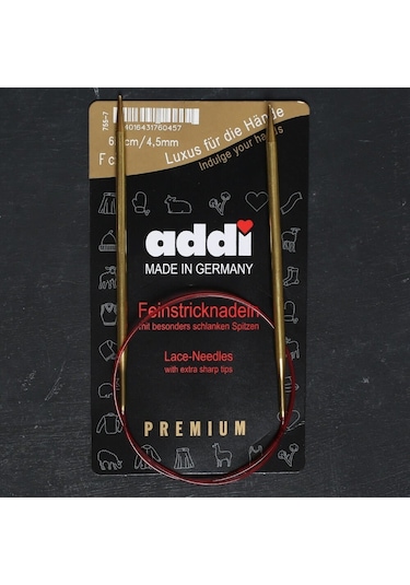 Addi 4,5mm 60cm Klasik Misinalı Dantel Şişi - 755-