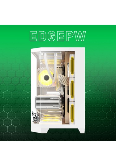 Gameagle EDGELPW Edge 7 Argb Fanlı Gamer Pc Kasası 850w 80+ Plus Bronz Power'lı Beyaz