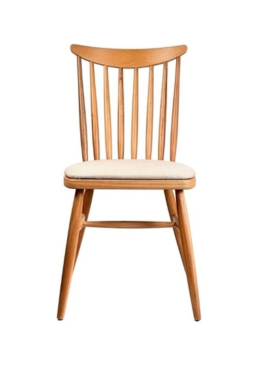 Ashbourne Ahşap Yemek Sandalyesi Ceviz - Beyaz