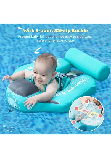 Mambobaby Bebek Yüzücü Şamandıra Şişirilemez Su Geçirmez Mt3374p-1 Pembe