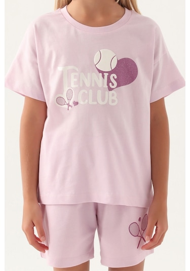 Rolypoly Tennis Club Mor Kız Çocuk Şort Takım 5274-43135 Mor