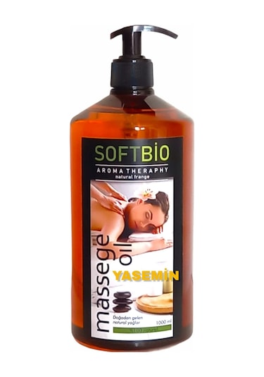 Softbio Yasemin Masaj Yağı 1 Lt Aromaterapi Masaj Yağ