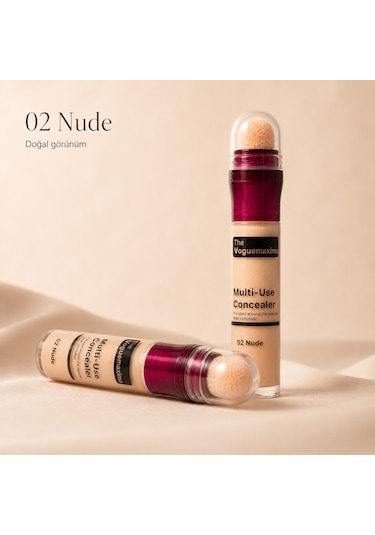The Voguemaxima Luméa Sünger Uçlu Likit Kapatıcı 02 Nude 8 Ml