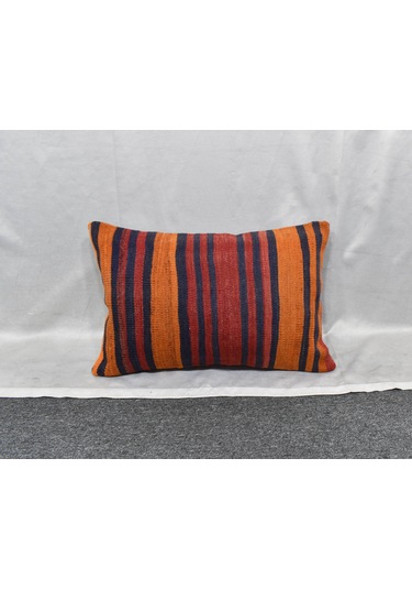 Zehra Abla Halı Yeni El Dokuma Dekoratif Kilim Kırlent Yastık Kılıfı 6237