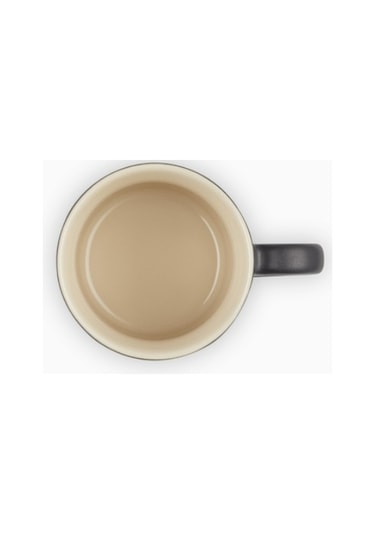 Le Creuset Seramik Cappuccino Kupası Lüks Ve Zarif Kupalar Mat Siyah 4