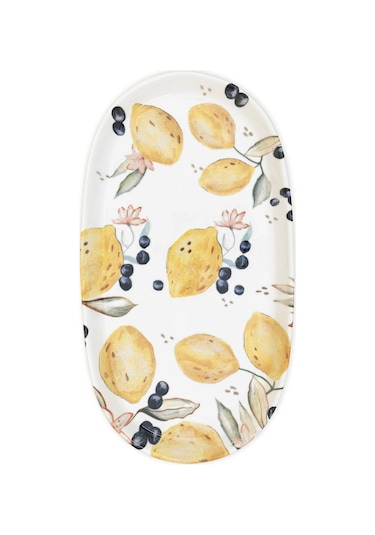 The Mia Limoncello Oval Servis 2li 29 Cm Lmn024 Çok Renkli