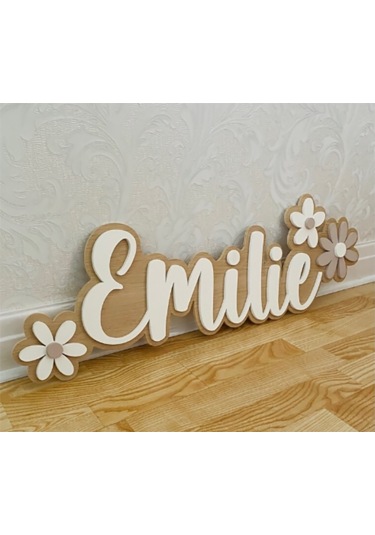 Kişiye Özel İsimlik Kapı Süsü Bebek Ve Çocuk Odası Dekoru