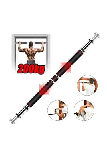 Mobee Koridor Barfiks Barı 80-130 Cm Ayarlanabilir Barfiks Çubuğu