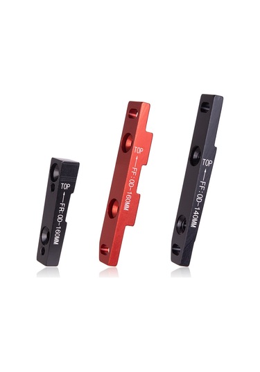 Yaleker Alüminyum Fren Disk Adaptörü Ff160, Flat Mount Uyumlu, 160mm Ön/arka, Kırmızı, 13.5-19.7g Ağırlık