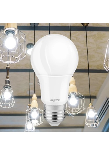 Braytron 9W Led Ampul E27 4000K Ilıkbeyaz Işık Ba13-10921