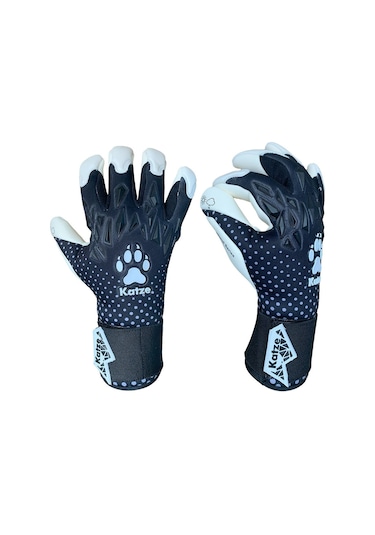 Katze Eagle Kaleci Eldiveni Siyah Beyaz Siyah - Beyaz