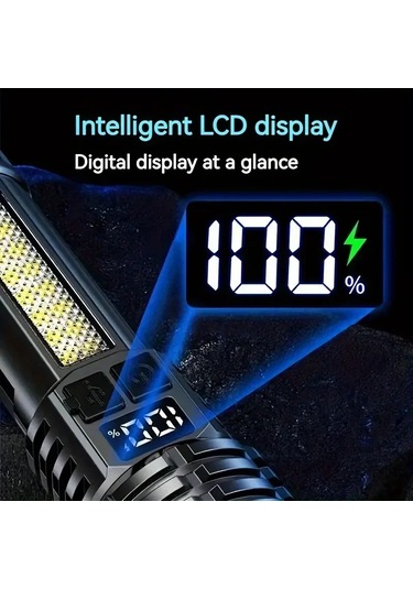 Conventions1 Heinast Yüksek Güçlü Led El Feneri Güçlü Type-c Renk