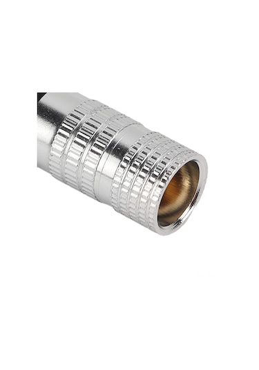 Moveevo J.10054 4mm Gümüşe Sarılmış Testere Dişli Muz Soketi - Kaynaştırma Yok, Sıkıştırma Tipi, Ses Sistemleri İçin, 5 Adet, Siyah Ve Renk Seçenekleri