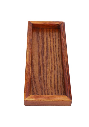 Servis Tepsisi, Dikdörtgen Ahşap Çay Tepsisi Otel Ev Mutfak Tepsileri Atıştırmalık Tepsisi Kahvaltı Tepsisi Gıda Saklama Kabı 20 8cm